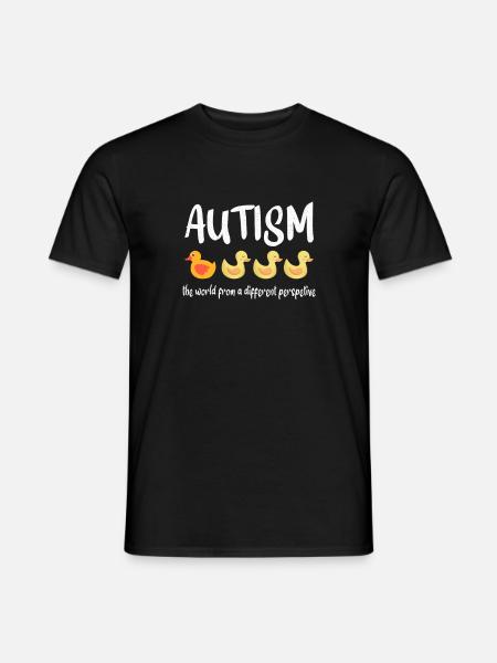 Autism awareness: different perspective - Men's T-Shirt - black