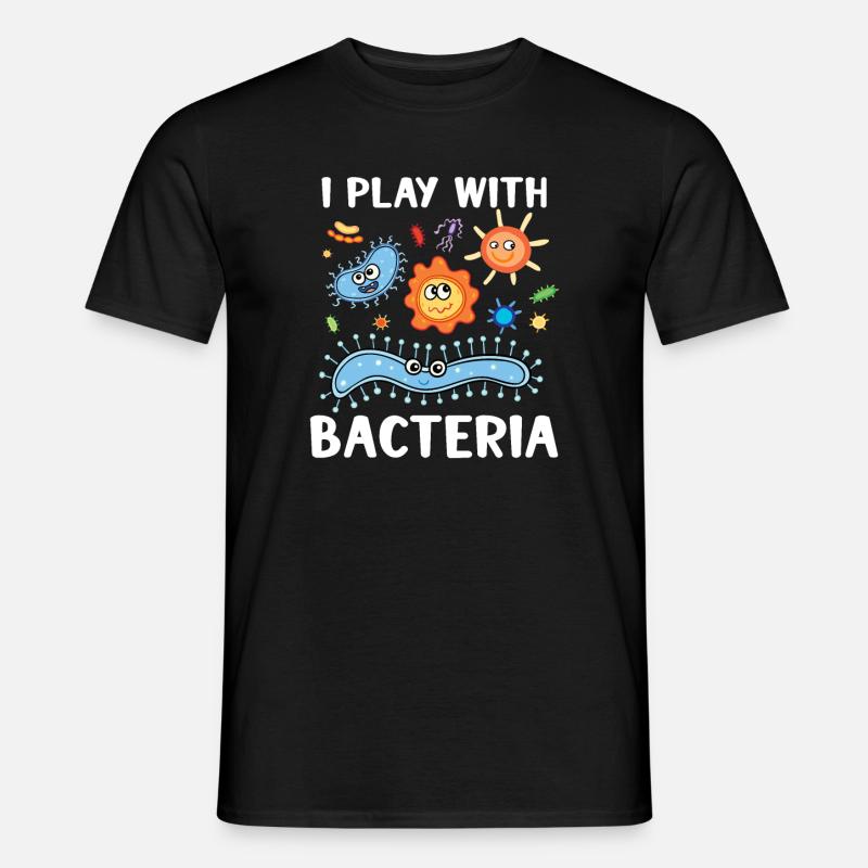 Microbiologist Microbiology Lab Staph Gift Idea - Men’s T-shirt - black