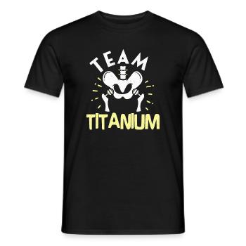 Hip Replacement Hip Surgery Post-OP Rehab Poison - T-shirt homme - noir - Devant - AI Model Male 178 light (178cm)