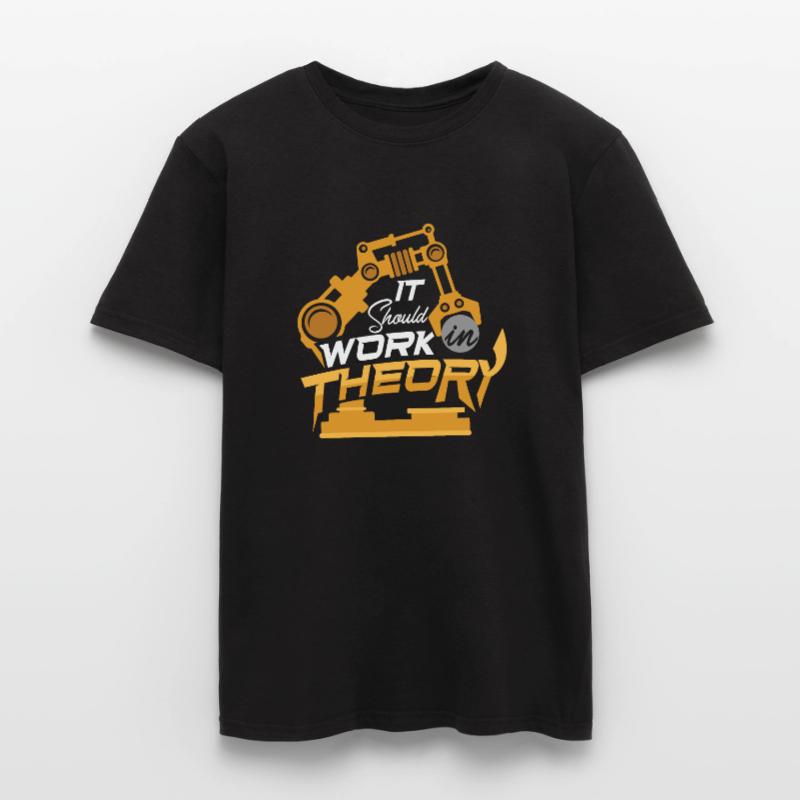 Robotics Machine Learning Robotics Engineering T-shirt homme