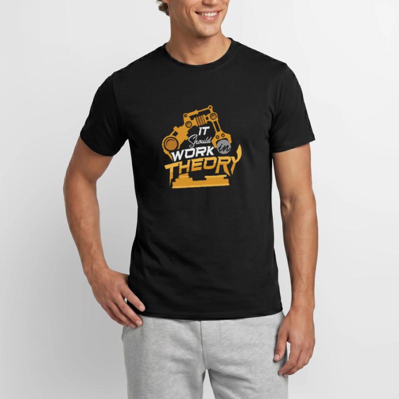 Robotics Machine Learning Robotics Engineering T-shirt homme