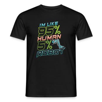 Knee Replacement Surgery Post Surgery Rehab Gift - Men's T-Shirt - black - Front - AI Model Male 178 light (178cm)