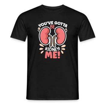 Nierentransplantation Spender Nierenkrankheit - Männer T-Shirt - Schwarz - Vorne - AI Model Male 178 light (178cm)