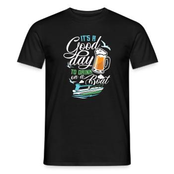 Plaisancier Ponton Segler Cruising - T-shirt homme - noir - Devant - AI Model Male 178 light (178cm)