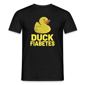 Type 1 Diabetes funny Diabetic Diabetes Gift Idea - Men's T-Shirt - black - Front - AI Model Male 178 light (178cm)