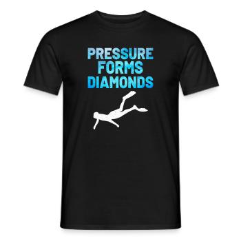 SCUBA DIVER SCUBA DIVING Gift Idea - Men's T-Shirt - black - Front - AI Model Male 178 light (178cm)