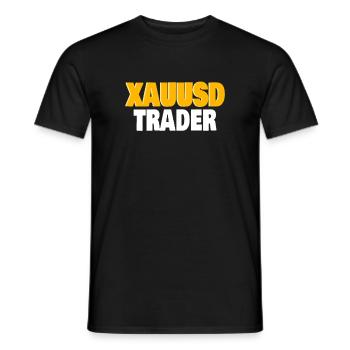 Gold Trader Forex Trader XAUUSD Trader - Männer T-Shirt - Schwarz - Vorne - AI Model Male 178 light (178cm)