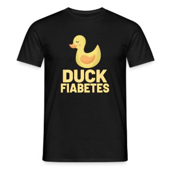 Type 1 Diabetes funny Diabetic Diabetes Gift Idea - Men's T-Shirt - black - Front - AI Model Male 178 light (178cm)