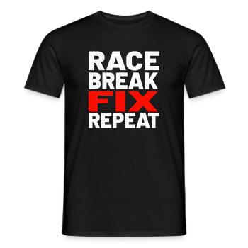 Go Kart Racing Go Kart Cars Go Karting Go-Karter - Männer T-Shirt - Schwarz - Vorne - AI Model Male 178 light (178cm)