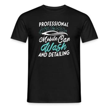 Mobile Car Reconditioning Car Reconditioning - Men's T-Shirt - black - Front - AI Model Male 178 light (178cm)