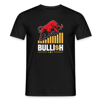 Trader d’échange Forex Trader Investor Trading - T-shirt homme - noir - Devant - AI Model Male 178 light (178cm)