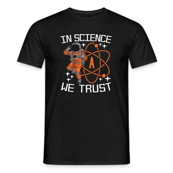 Athéisme athée Drôle d’anti-religion - T-shirt homme - noir - Devant - AI Model Male 178 light (178cm)