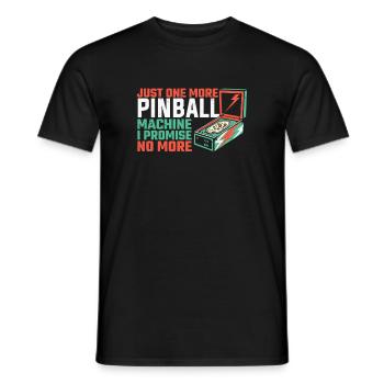 Pinball Machine Pinball Player Funny Pinball - Männer T-Shirt - Schwarz - Vorne - AI Model Male 178 light (178cm)