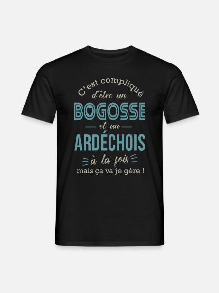 Ardéchois cadeau ardéche ardeche ardechois - T-shirt homme - noir