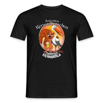 Antonios Kerwasbuschen - Männer T-Shirt - Schwarz - Vorne - AI Model Male 178 light (178cm)