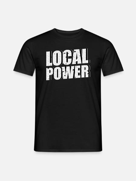 Puissance locale - T-shirt homme - noir