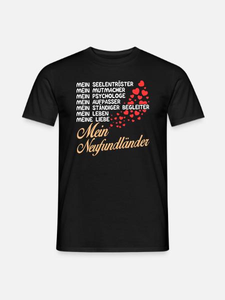 Neufundländer - Mein - Männer T-Shirt - Schwarz