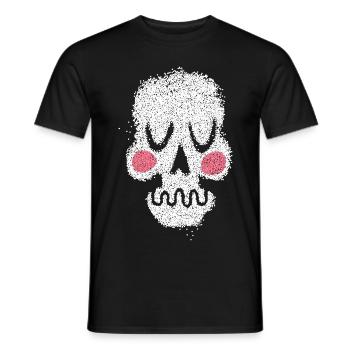 skull totenkopf zombie halloween - Männer T-Shirt - Schwarz - Vorne - AI Model Male 178 light (178cm)