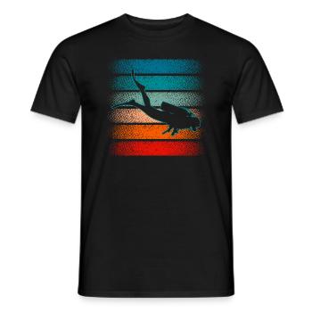 Scuba Diving I Work Well Under Pressure diver Gift - Men's T-Shirt - black - Front - AI Model Male 178 light (178cm)