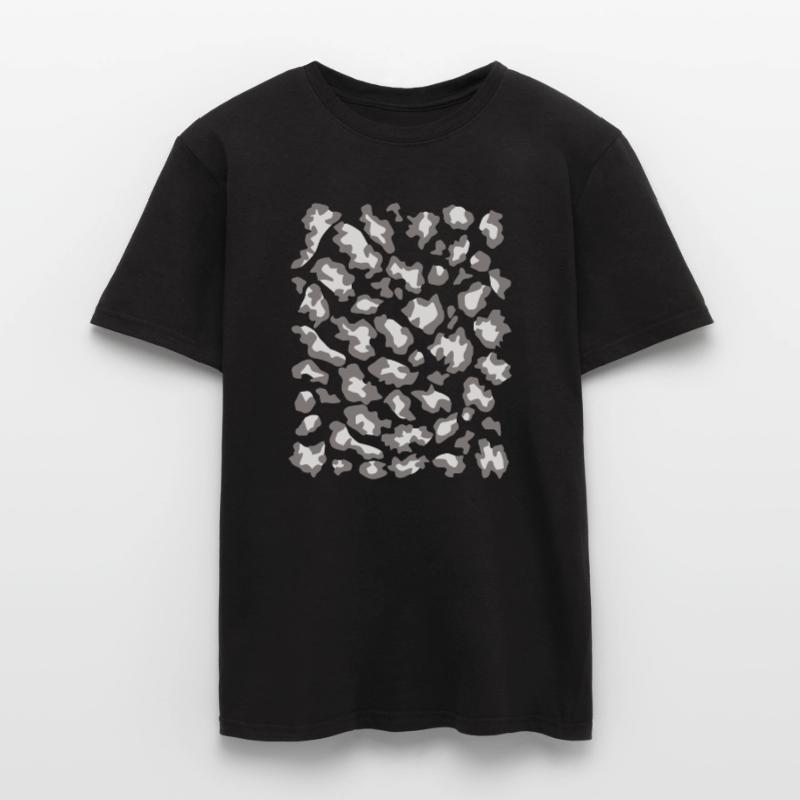 Snow leopard pattern light Men's T-Shirt