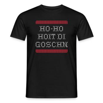 HO HO HOIT DI GOSCHN - UN CADEAU D'UN XMAS UTILE - T-shirt homme - noir - Devant - AI Model Male 178 light (178cm)