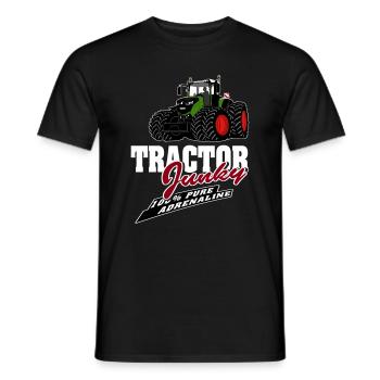 Traktor - Schlepper - Landwirt - Bauer - Männer T-Shirt - Schwarz - Vorne - AI Model Male 178 light (178cm)