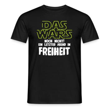 JGA Das Wars noch nicht ein letzter Abend... - Männer T-Shirt - Schwarz - Vorne - AI Model Male 178 light (178cm)