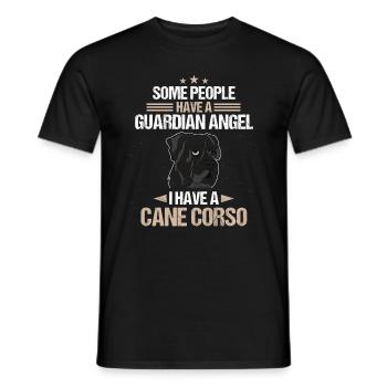 Cane Corso Hund - Männer T-Shirt - Schwarz - Vorne - AI Model Male 178 light (178cm)