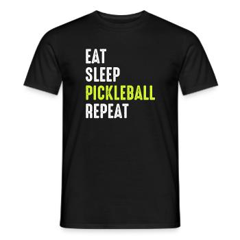 Pickleball Pickleballer Sport - T-shirt homme - noir - Devant - AI Model Male 178 light (178cm)