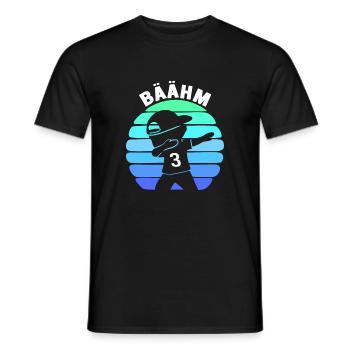 3 Dreijähriger 3. Geburtstag Jungen - Männer T-Shirt - Schwarz - Vorne - AI Model Male 178 light (178cm)