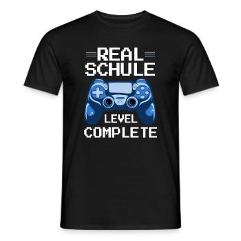 Hasta La Vista Realschule Geschafft - Männer T-Shirt - Schwarz - Vorne - AI Model Male 178 light (178cm)