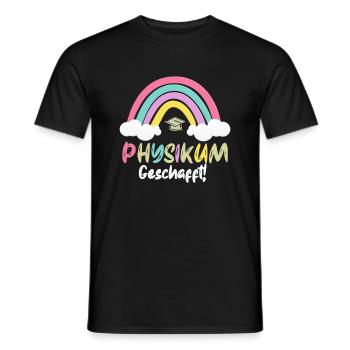 Physikum geschafft!!! Medizinstudent Universität - Männer T-Shirt - Schwarz - Vorne - AI Model Male 178 light (178cm)