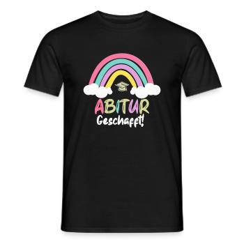 Abitur Geschafft 2023 Abi - Männer T-Shirt - Schwarz - Vorne - AI Model Male 178 light (178cm)