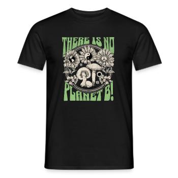 Il n’y a pas de Jour de la Terre de la planète B - T-shirt homme - noir - Devant - AI Model Male 178 light (178cm)