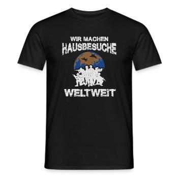 Bundeswehr Elite Army Soldat Hausbesuche Weltweit - Männer T-Shirt - Schwarz - Vorne - AI Model Male 178 light (178cm)