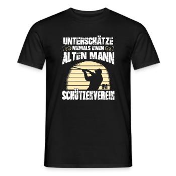 Schützenverein Schützenfest Schiessstand Mann - Männer T-Shirt - Schwarz - Vorne - AI Model Male 178 light (178cm)