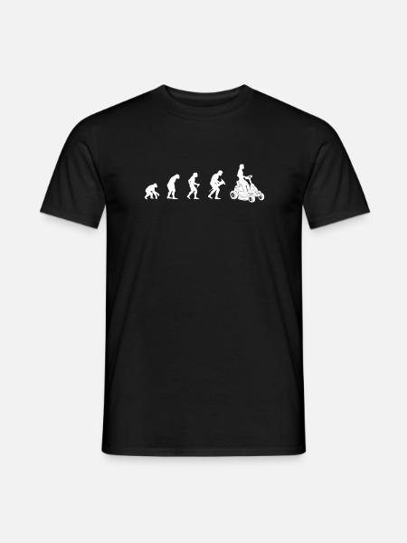 Lawn tractor evolution lawn mower tractor garden - Men's T-Shirt - black