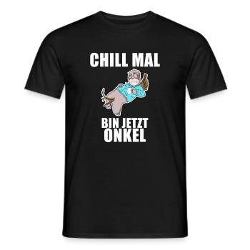 Neffe Onkel Geschenk - Männer T-Shirt - Schwarz - Vorne - AI Model Male 178 light (178cm)