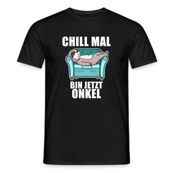 Neffe Onkel Geschenk - Männer T-Shirt - Schwarz - Vorne - AI Model Male 178 light (178cm)