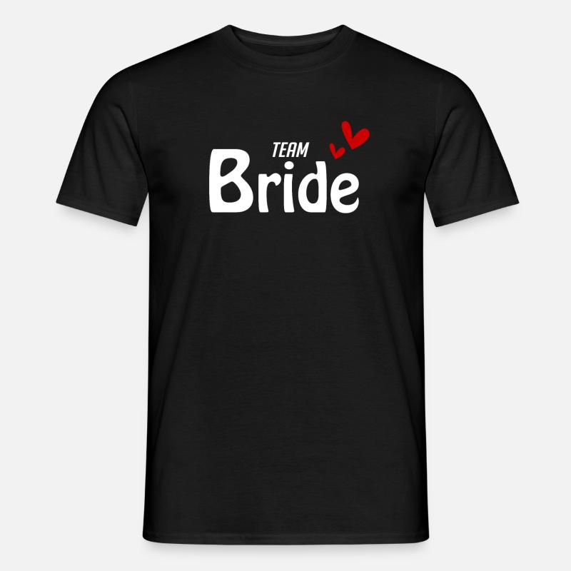 Team Bride - Männer T-Shirt - Schwarz