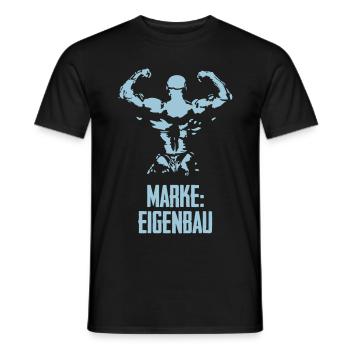 bodybuilding man - Männer T-Shirt - Schwarz - Vorne - AI Model Male 178 light (178cm)