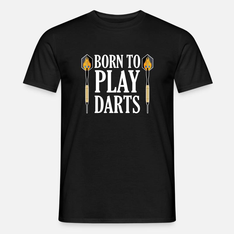 Darts - Männer T-Shirt - Schwarz