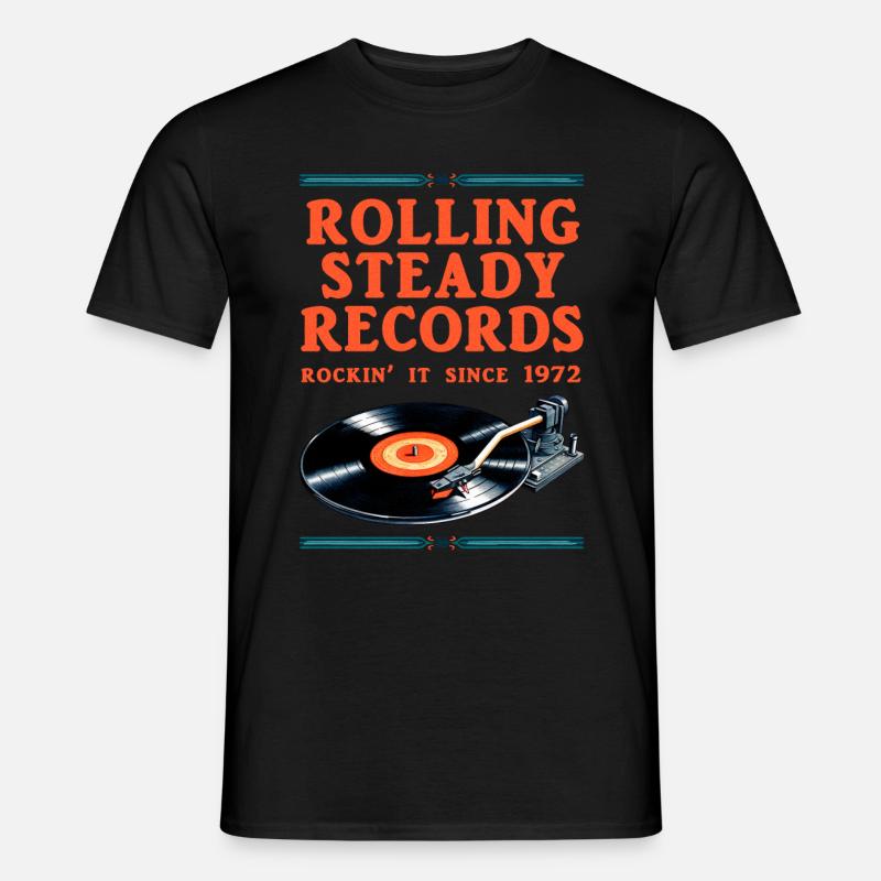 Stetig rollen - Männer T-Shirt - Schwarz