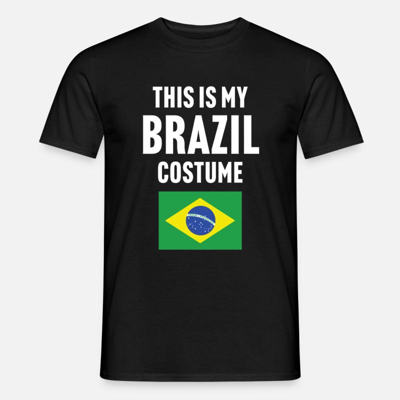 C’est mon costume du Brésil - T-shirt homme - noir