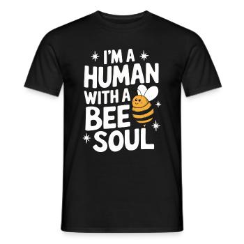 Honigbiene Imker Bienen Biene - Männer T-Shirt - Schwarz - Vorne - AI Model Male 178 light (178cm)