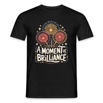 Pyrotechniker Feuerwerk Pyrotechnik - Männer T-Shirt - Schwarz - Vorne - AI Model Male 178 light (178cm)