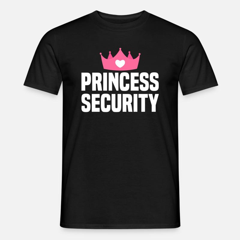 Princess Security - Männer T-Shirt - Schwarz