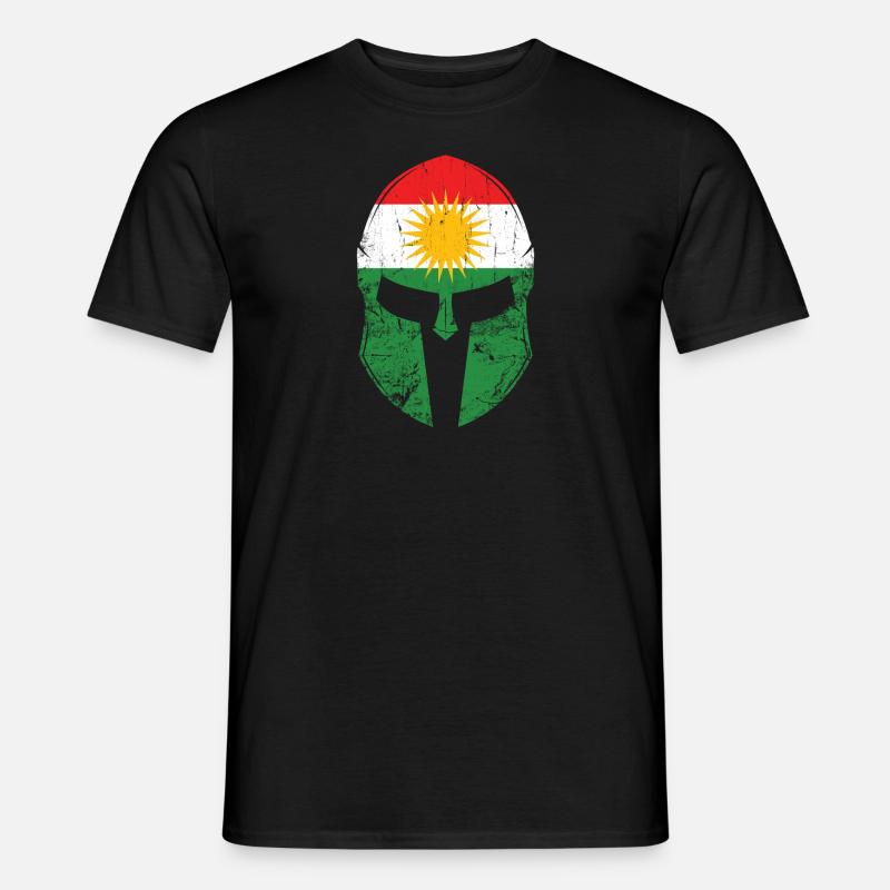 Kurdistan - Männer T-Shirt - Schwarz