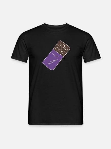 chocolate chocolate - Men's T-Shirt - black
