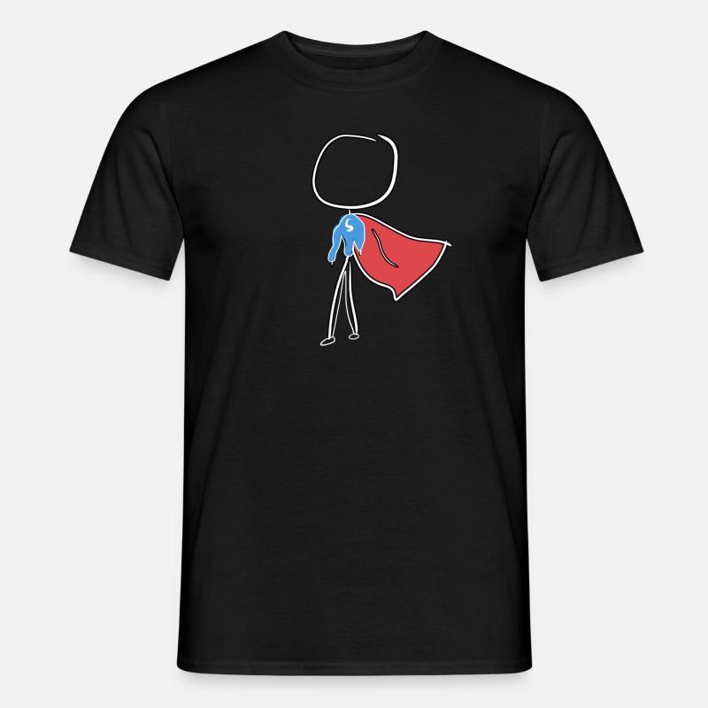 held helfen - Männer T-Shirt - Schwarz